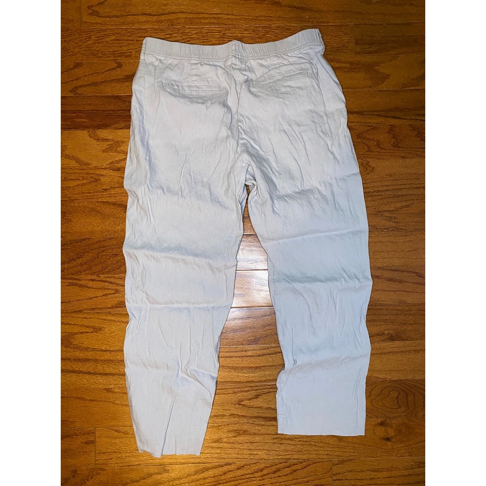 J Jill Linen Stretch Light Gray Pants Size Medium‎ - Picture 8 of 10